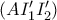 (AI_{1}'I_{2}') (AI_{1}'I_{2}')