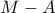 M-A