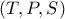 (T,P,S)