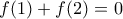 f(1)+f(2)=0