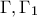 \Gamma,\Gamma _1