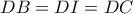 DB=DI=DC