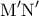 \displaystyle{{\rm M}'{\rm N}'}