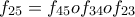f_{25}=f_{45}of_{34}of_{23} f_{25}=f_{45}of_{34}of_{23}
