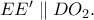 EE^{\prime}\parallel DO_{2}.