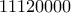 11120000