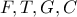 F,T,G,C
