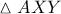 \vartriangle AXY