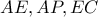 AE, AP, EC