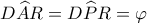 D\widehat{A}R = D\widehat{P}R = \varphi