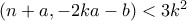 (n+a,-2ka-b) < 3k^2