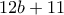 12b+11