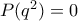 P(q^2)=0