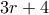 3r+4