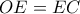 OE=EC