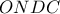 \displaystyle{ONDC}