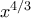 x^{4/3}