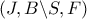 \left( {J,B\backslash S,F} \right)