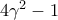 4\gamma ^2-1