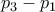 p_3 - p_1