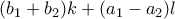 (b_1+b_2)k+(a_1-a_2)l
