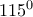 115^{0}