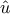 \displaystyle{\hat{u}}