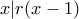 x|r(x-1)