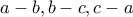 a-b,b-c,c-a