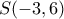 S(-3,6)