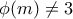 \phi(m) \neq 3