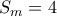 S_m = 4