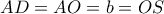 AD=AO=b=OS