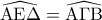 \widehat {{\rm A}{\rm E}\Delta } = \widehat {{\rm A}\Gamma {\rm B}}