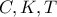 C,K,T