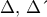 \Delta, \, \Delta \, ΄