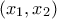(x_1, x_2)