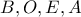B,O,E,A