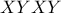\displaystyle XYXY