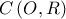 C\left( {O,R} \right)