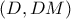 \left( {D,DM} \right)