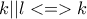 k||l <=> k