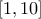 [1,10]