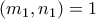 (m_{1},n_{1})=1
