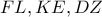 \displaystyle{FL,KE,DZ}