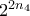 2^{2n_4}