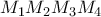 \displaystyle{ M_1M_2M_3M_4 }
