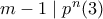 m-1\mid p^n(3) m-1\mid p^n(3)