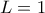 L=1 L=1