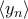 \left<y_{n}\right>